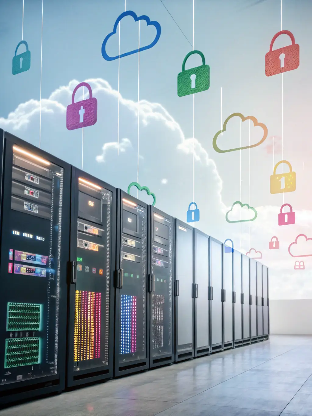 An illustration of Product 4's cloud storage capabilities, emphasizing security and accessibility for secure data management.
